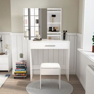 Coiffeuse Noir Achat Vente Coiffeuse Noir Pas Cher Cdiscount