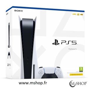 CONSOLE PLAYSTATION 5 Console de salon - Sony - PlayStation 5 - 825 Go -