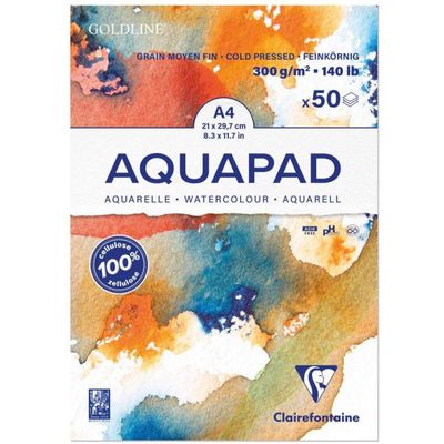 Bloc collé grain fin 31X41 20 feuilles 300G Lanaquarelle - Bozar Passion
