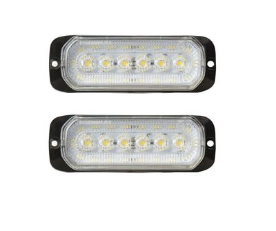 Lot De 4 Feux De Gabarit LED Flash - 24 Modes - Pour 4x4, Camping - Noir
