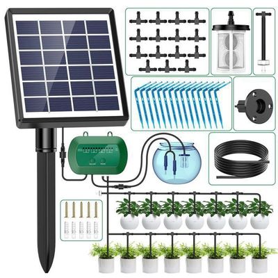 Kit Arrosage Goutte-à-Goutte Automatique 340 Pièces – 70 M De Tuyaux + 124 Accessoires – Irrigation Précise Jardin, Potager, Balcon