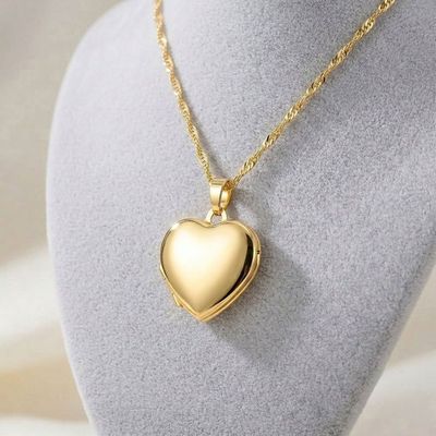 Parure Bijoux Kenivira Or/Argent Pour Femme - Collier Et Bracelet Acier Inoxydable