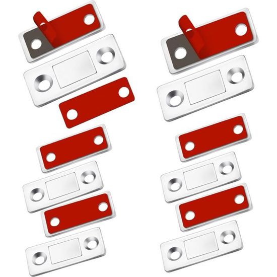 10 Paires De Pinces Magnétiques Pour Rideaux - Boutons Magnétiques En