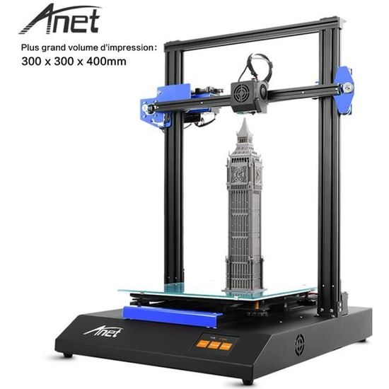  Imprimante 3D ANET ET5X 300*300*400mm Noir et Bleu EU PLUG