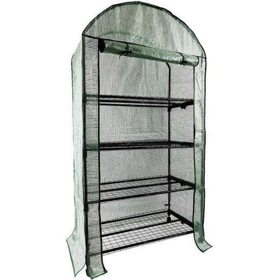 Housse De Rechange Serre Jardin - PVC Transparent - Pour 2/3/4/5 Niveaux - Protection Plantes Intérieur/extérieur