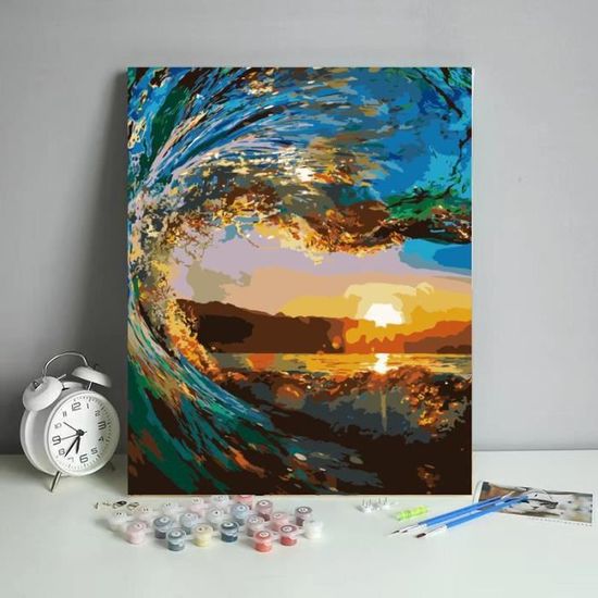 Coin Audio | Peinture par numéro 30×40 cm