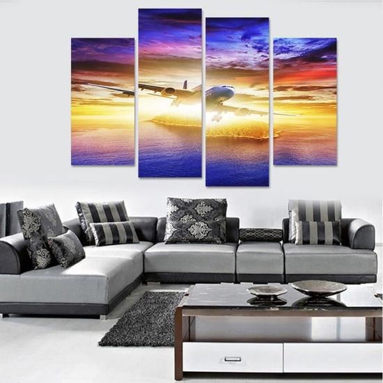 4 Panneau De Peinture Sur Le Mur Espace Exterieur Art Pictures