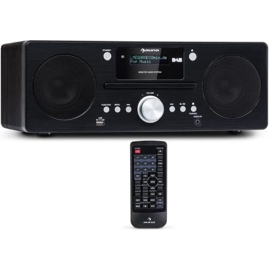 Radio Portable CD, Mini Chaine HiFi, Poste Radio Numérique DabDab+FM