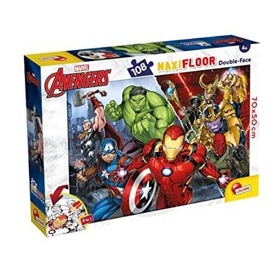 Puzzle Marvel Avengers - Lisciani Giochi - 108 pièces - Dessins animés ...