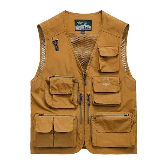Gilet multipoches homme online