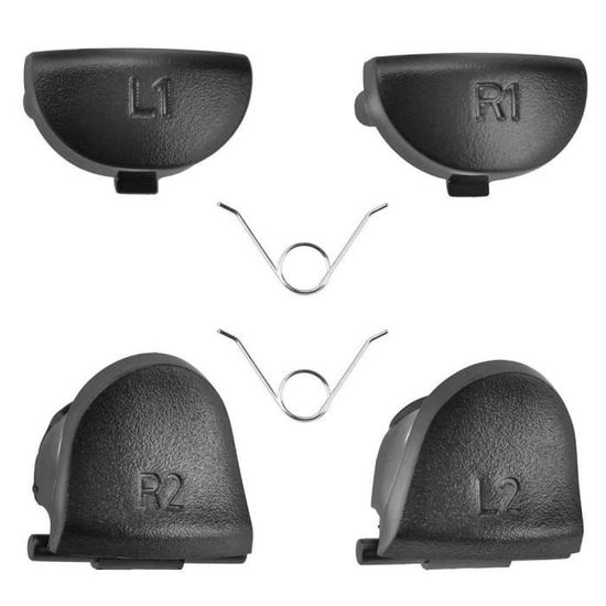 Boutons L1 R1 De Remplacement Pour Manette PS4 - Compatible, Neufs, Facile à Installer