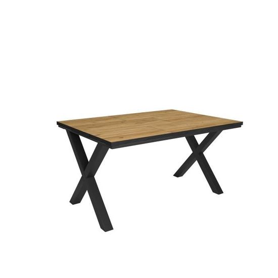 Table à manger, 6 personnes, 140x90x75cm, Robuste et stable grâce à sa ...
