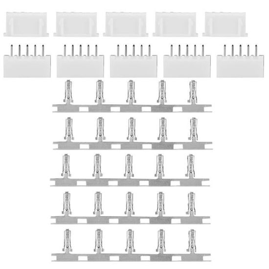 Lot De 20 Connecteurs USB Femelle Type A à Angle Droit - 4 Broches, Montage DIP - Pour Réparation, Bricolage électronique - 3