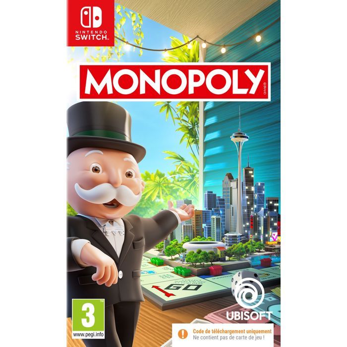 Monopoly 2024 Jeu Nintendo Switch Code in a Box
