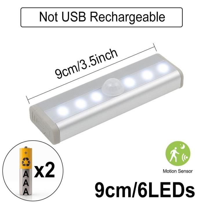 Lampe Spot LED Rechargeable USB Avec Télécommande - 4 Niveaux De Luminosité, Tête Pivotante - Pour éclairage Intérieur
