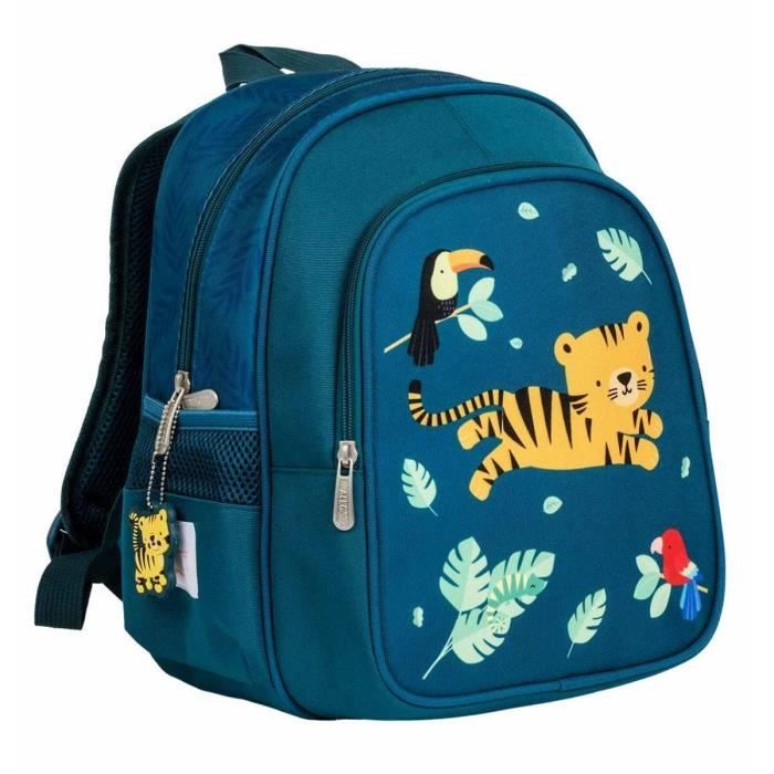 A Little Lovely Company sac à dos Jungle junior 13 litres polyester vert