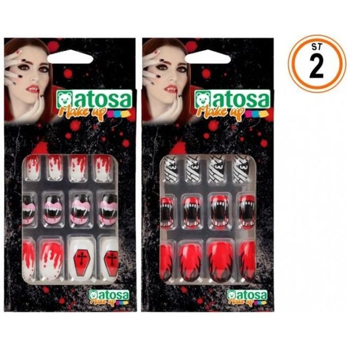 Faux Ongles Halloween Set de deux Différents