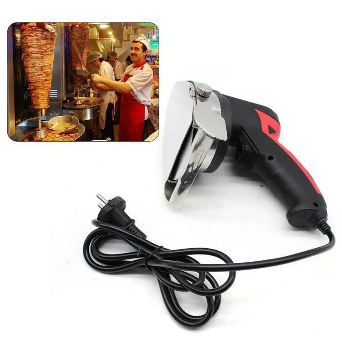 Couteau À Kebab Électrique 80w Coupe-Kebab Coupe-Kebab Couteau À Kebab En Acier Inoxydable 50hz