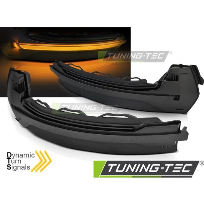 Paire de clignotants Retroviseur Audi A3 8V 2013-2018 Led Dynamique Fume KBAU16