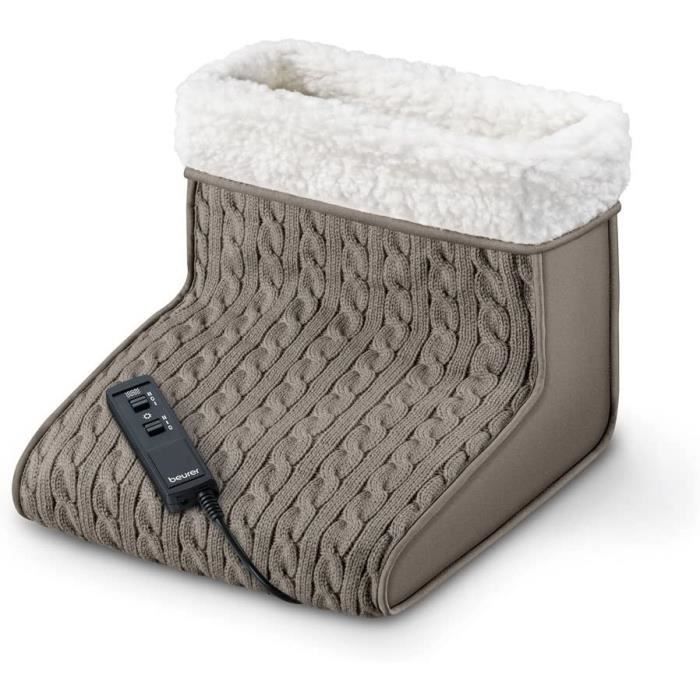 Chauffe-pieds électrique chancelière chauffante avec massage Beurer FWM 45