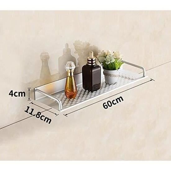 L 'aluminium tablette 60 cm , condiment de cuisine, salle de bains, armoire rack rack, cosmétique bac mural