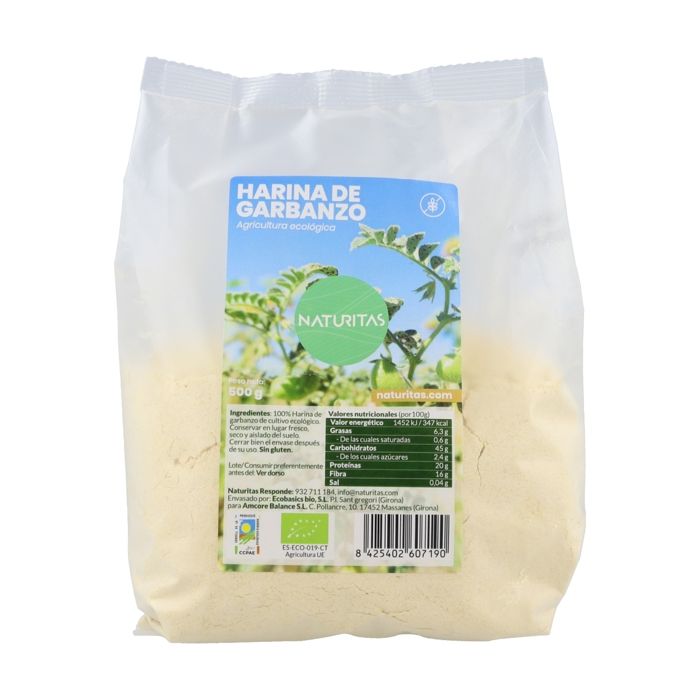 Garbanzo farine sans gluten 500 g Bio Naturitas | Sans gluten