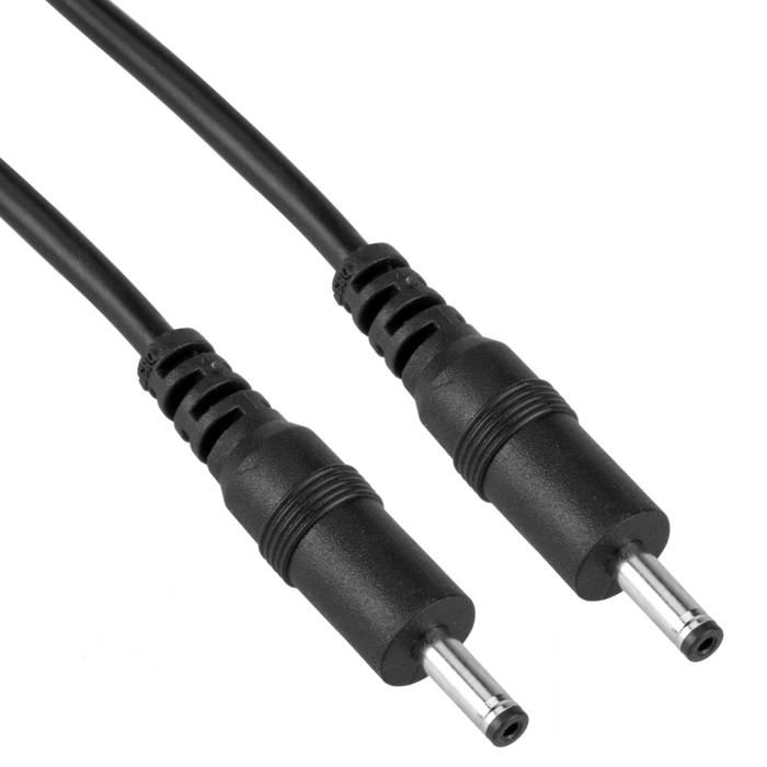 Cordon d-alimentation Connecteur DC-Jack 3.5x1.35mm 12cm - AB02100