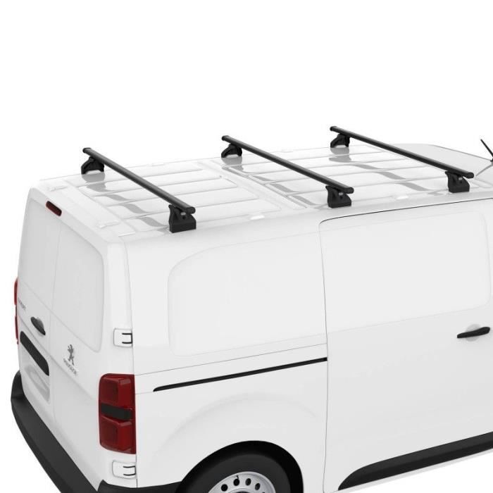 Jeu de 3 Barres de toit Acier pour Citroen Jumpy de 1995 à 2007