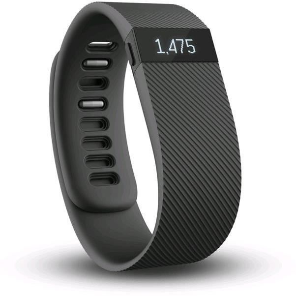 FITBIT CHARGE Bracelet connecté pour l'activité et le sommeil - Noir - Taille L