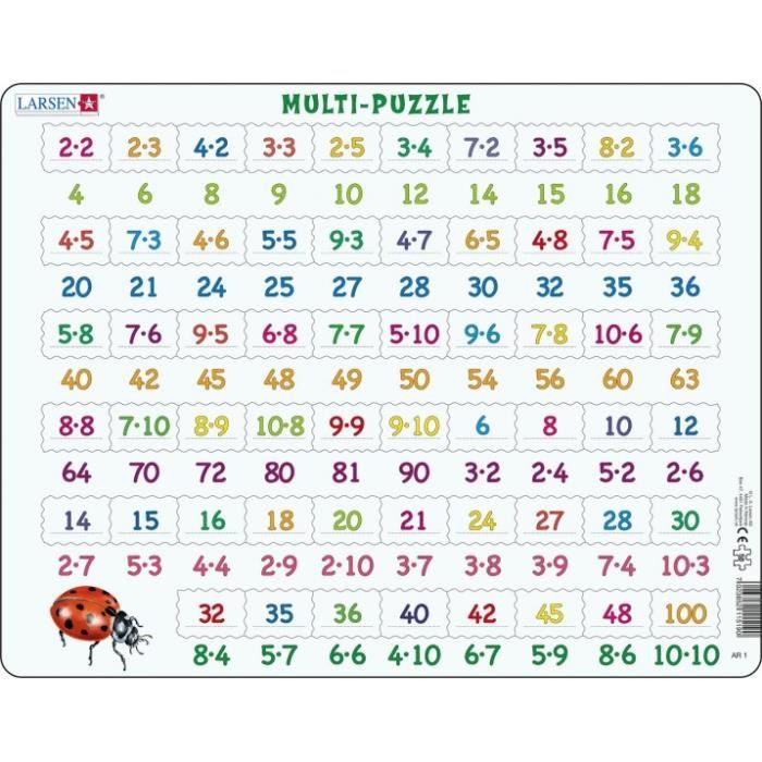 puzzle Maxi Learning vermenigvuldigen58 pièces