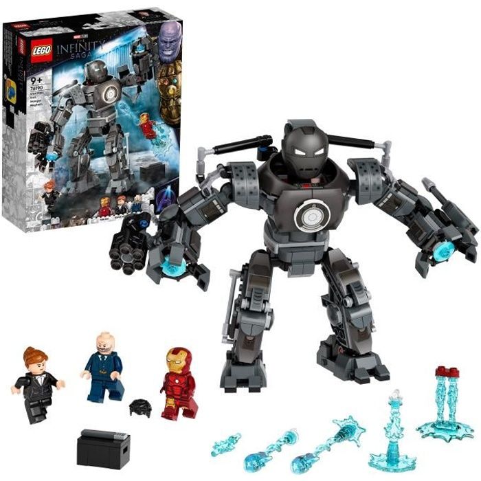 LEGO® 76190 Marvel Iron Man : la destruction d’Iron Monger Figurine et Jouet de Super héros