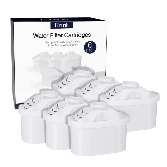6 pcs cartouches de rechange d'origine pour filtre à eau Maxtra PC Bouilloire Pièce de Rechange