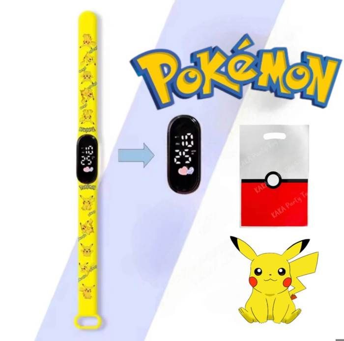 MONTRE BRACELET POKEMON PIKACHU LCD tactile