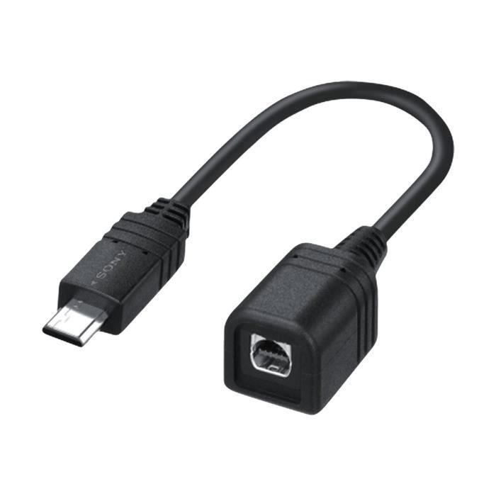 Sony VMC-AVM1 Adaptateur de télécommande - vidéo - audio connecteur du caméscope (M) 10 cm noir pour Handycam FDR-AX100,…