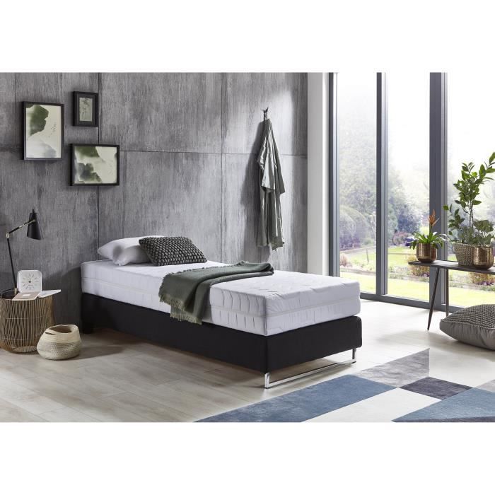 Matelas 90x190cm - Ressorts ensachés - 17 cm - Ferme - T1090