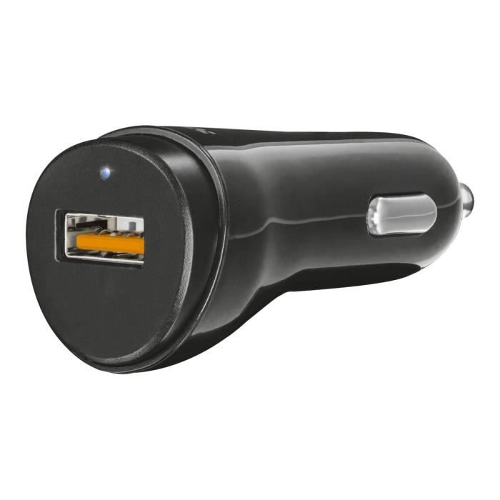 TRUST Ultra Fast USB Car Charger - Chargeur allume-cigare 1 Port