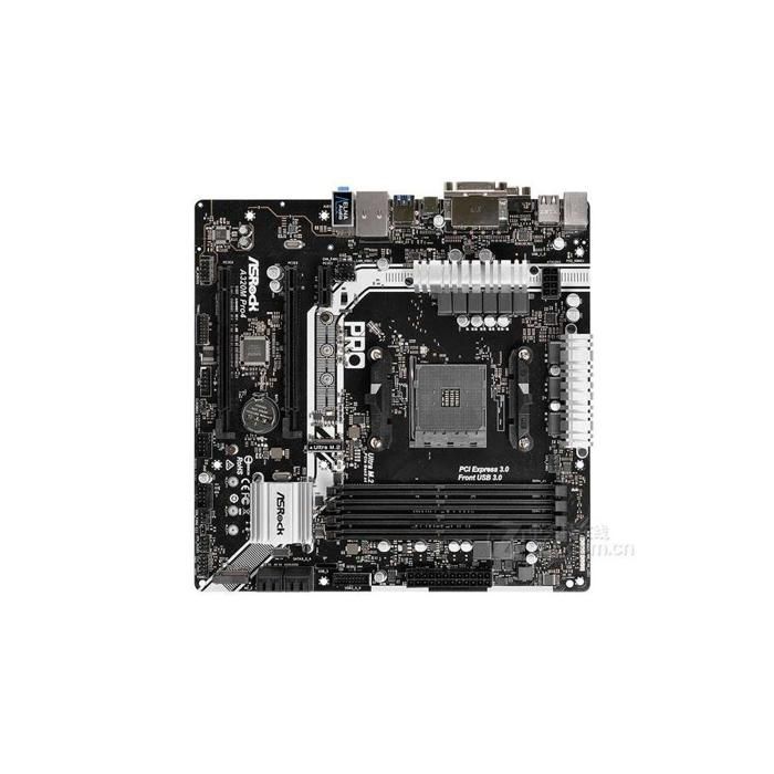 Carte mère ASRock A320M Pro4 AMD A320 Socket AM4 4xDDR4 64GB Micro ATX Reconditionné - ASRock reconditionné disponible sur Cdiscount Seconde Vie