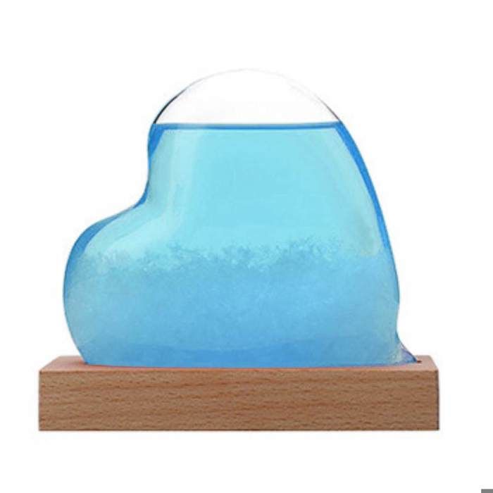 Boule De Cristal Tempête 3DHOME - Station Météo Décorative - Prédiction Météo Ancienne - Décoration Bureau