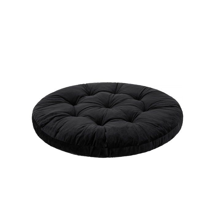 Bjird - Coussin pour Fauteuil Suspendu Oeuf - diamètre 65 cm Noir - Fauteuil Balancoire Chaise Oeuf