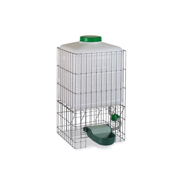 Comparer les prix de Abreuvoir ABS avec protecteur pour Chiens 20L - Gaun Gris