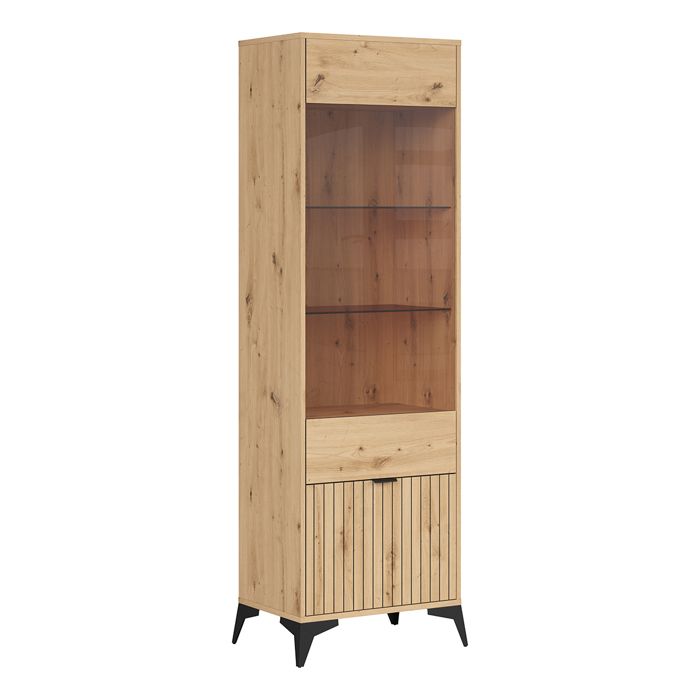 Vitrine 2 portes Petits-meubles - Mao - 60 x 41 x 197cm - Bois Vitrine 2 portes Petits-meubles - Mao - 60 x 41 x 197cm - Bois