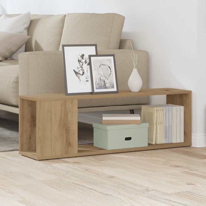 Meuble TV/Hi-Fi - mango - chêne artisanal 100x24x32 cm - bois dingénierie M1706