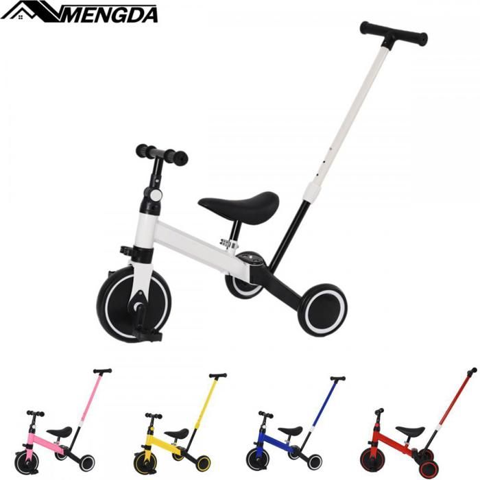 Garbenat Vélo Enfant 14 Pouces Rouge - Avec Roues Stabilisatrices - Pour 3-4 Ans