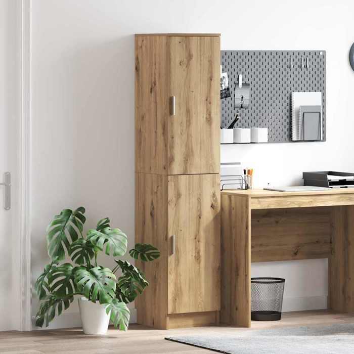 vidaXL Haut Armoire Chêne artisanal 35 x 39 x 168 cm 869337