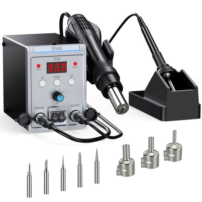 WEP 898D 700W Soudure Iron soudage station de soudage Solder Welder TEMP CONTROL