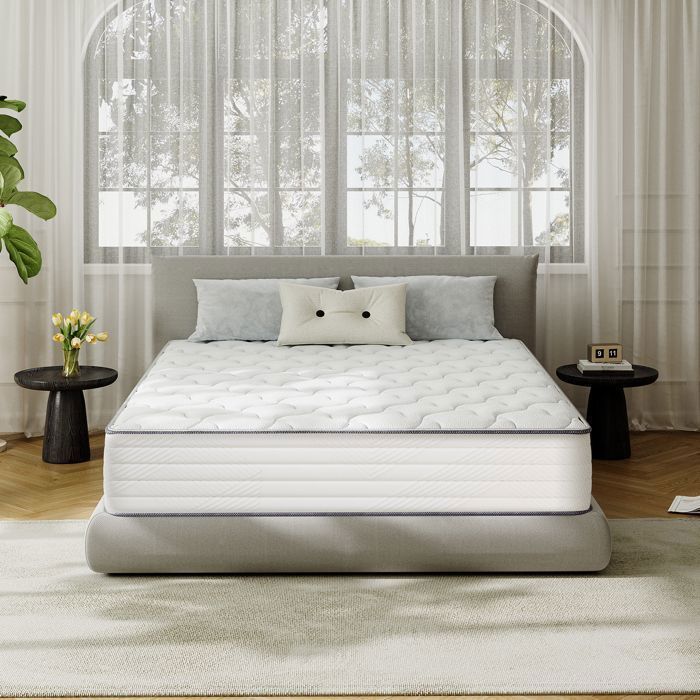 Matelas - SWEDREA - 140x190 cm - Ressorts ensachés - Mousse conforts - Soutien ergonomique - epaisseur 25 cm