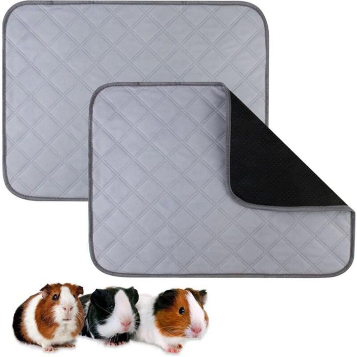 Comparer les prix de Tapis pour Cage De Cochon DInde 2 PCS Tapis Cage Lapin Lavable Tapis Cochon Dinde Cage Réutilisable et Lavable pour Cochon Di