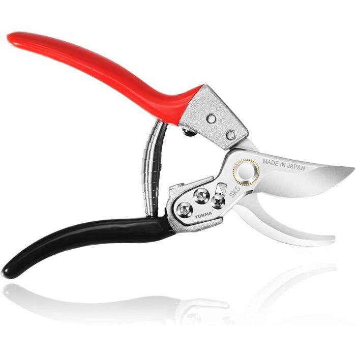 TONMA Garden Pruning Shears Heavy Duty 8 Inch with Ergonomic Handle ...