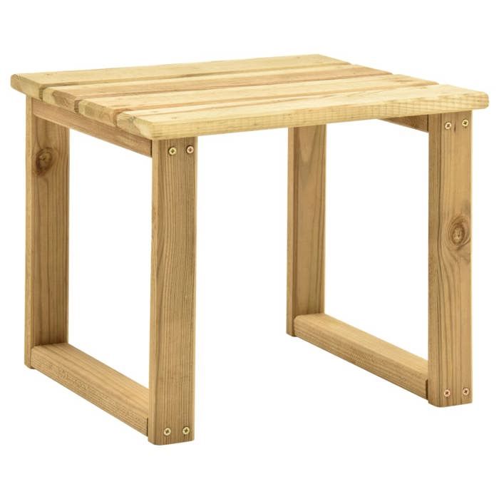 SALE 2026 Table de jardin Vert - Table de transat 30x30x26cm - bois de pin imprégné PRO544122839