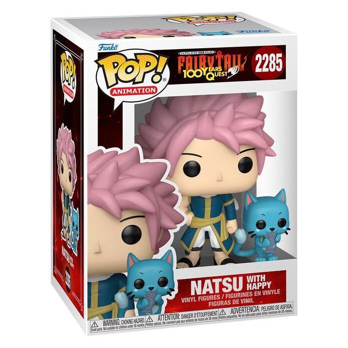 Figurine Funko Pop! Et Buddy Fairy Tail 100 Years Quest Natsu Et Happy